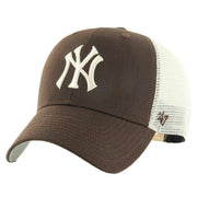 47 Brand Brown Branson MLB New York Yankees Trucker Cap