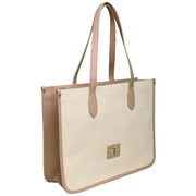 Alice Wheeler London Beige Kingston Canvas Tote Bag