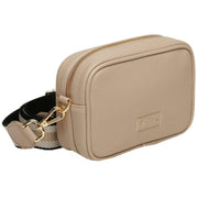 Alice Wheeler London Beige Mini Mayfair Camera Crossbody Bag