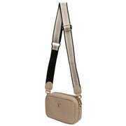 Alice Wheeler London Beige Mini Mayfair Camera Crossbody Bag