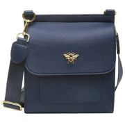 Alice Wheeler London Navy Bloomsbury Crossbody Bag