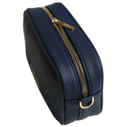 Alice Wheeler London Navy Mini Mayfair Camera Crossbody Bag