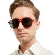 Barner Red Brad Glossy Sunglasses