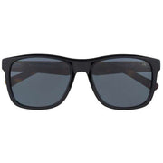 Botaniq Black Bold Square Sunglasses