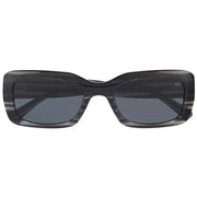 Botaniq Black Chunky Slim Square Sunglasses