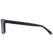 Botaniq Black Functional Rectangular Sunglasses