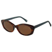 Botaniq Black Oval Cat-Eye Sunglasses