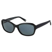 Botaniq Black Oval Sunglasses