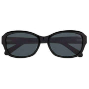 Botaniq Black Oval Sunglasses