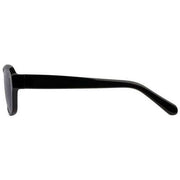 Botaniq Black Oval Sunglasses