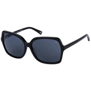 Botaniq Black Oversized Square Sunglasses