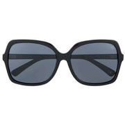 Botaniq Black Oversized Square Sunglasses