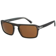 Botaniq Black Rectangular Sunglasses