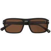 Botaniq Black Rectangular Sunglasses