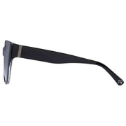 Botaniq Black Retro Round Sunglasses