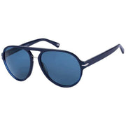 Botaniq Blue Double Bridge Pilot Sunglasses