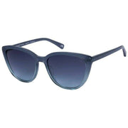 Botaniq Blue Sleek Cat Eye Sunglasses