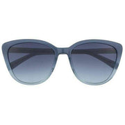 Botaniq Blue Sleek Cat Eye Sunglasses