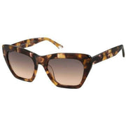 Botaniq Brown Angular Cat-Eye Sunglasses