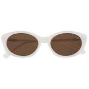 Botaniq Brown Oval Cat-Eye Sunglasses