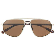 Botaniq Gold Stylish Double Bridge Sunglasses