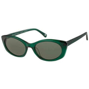 Botaniq Green Oval Cat-Eye Sunglasses