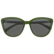 Botaniq Green Sleek Cat Eye Sunglasses