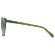 Botaniq Green Sleek Cat Eye Sunglasses