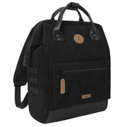 Cabaia Black Adventurer Velvet Recycled Medium Backpack