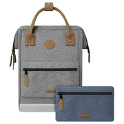 Cabaia Grey Adventurer Happy Hour Medium Backpack