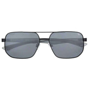 CAT Black Angled Double Bridge Sunglasses