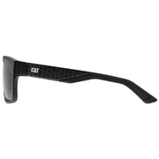 CAT Black Deep Angular Sunglasses