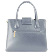 David Jones Blue Tab Over Formal Tote Bag