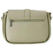 David Jones Green Half Flap Saddle Bag