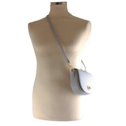 David Jones Grey Small Full Flap Turnlock Across Body Bag