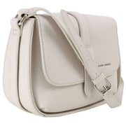 David Jones Ivory Half Flap Saddle Bag