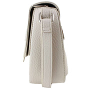 David Jones Ivory Half Flap Saddle Bag