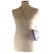 David Jones Lilac Small Full Flap Turnlock Across Body Bag