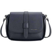 David Jones Navy Half Flap Saddle Bag