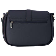 David Jones Navy Half Flap Saddle Bag