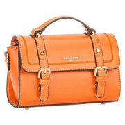 David Jones Orange Small Grab Satchel