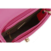 David Jones Pink Small Full Flap Turnlock Across Body Bag