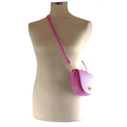 David Jones Pink Small Full Flap Turnlock Across Body Bag