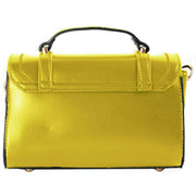 David Jones Yellow Small Grab Satchel