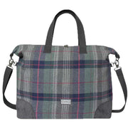 Earth Squared Grey Tweed Weekend Bag