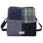 Earth Squared Navy Tweed Logan Bag