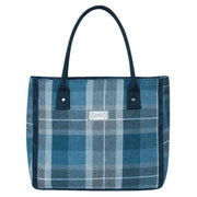 Earth Squared Navy Tweed Tote Bag