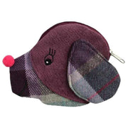 Earth Squared Purple Tweed Dog Purse