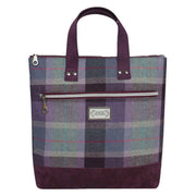 Earth Squared Purple Tweed Lois Backpack