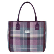 Earth Squared Purple Tweed Tote Bag